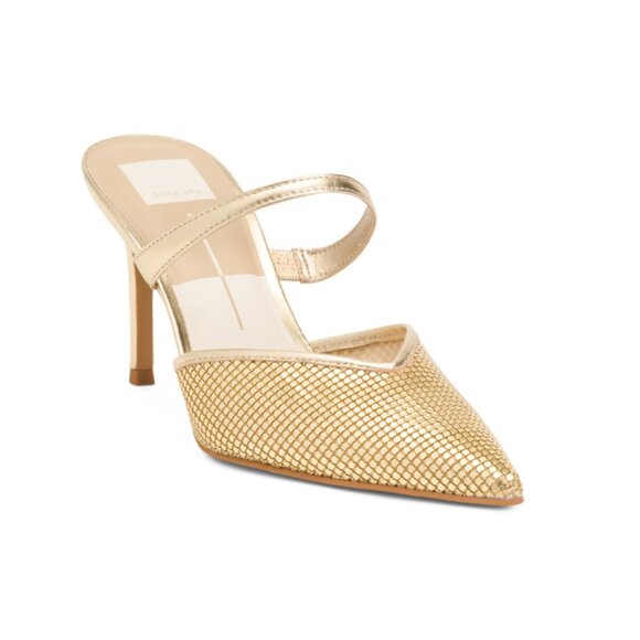 DOLCE VITA Gold Metal Kanika Heels - Picture 1 of 2
